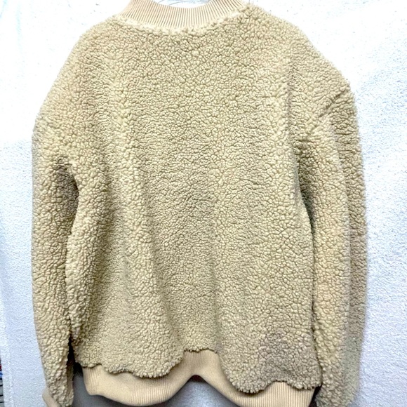 H&M Women's Fleece Sherpa Jacket Size: L - Picture 2 of 3